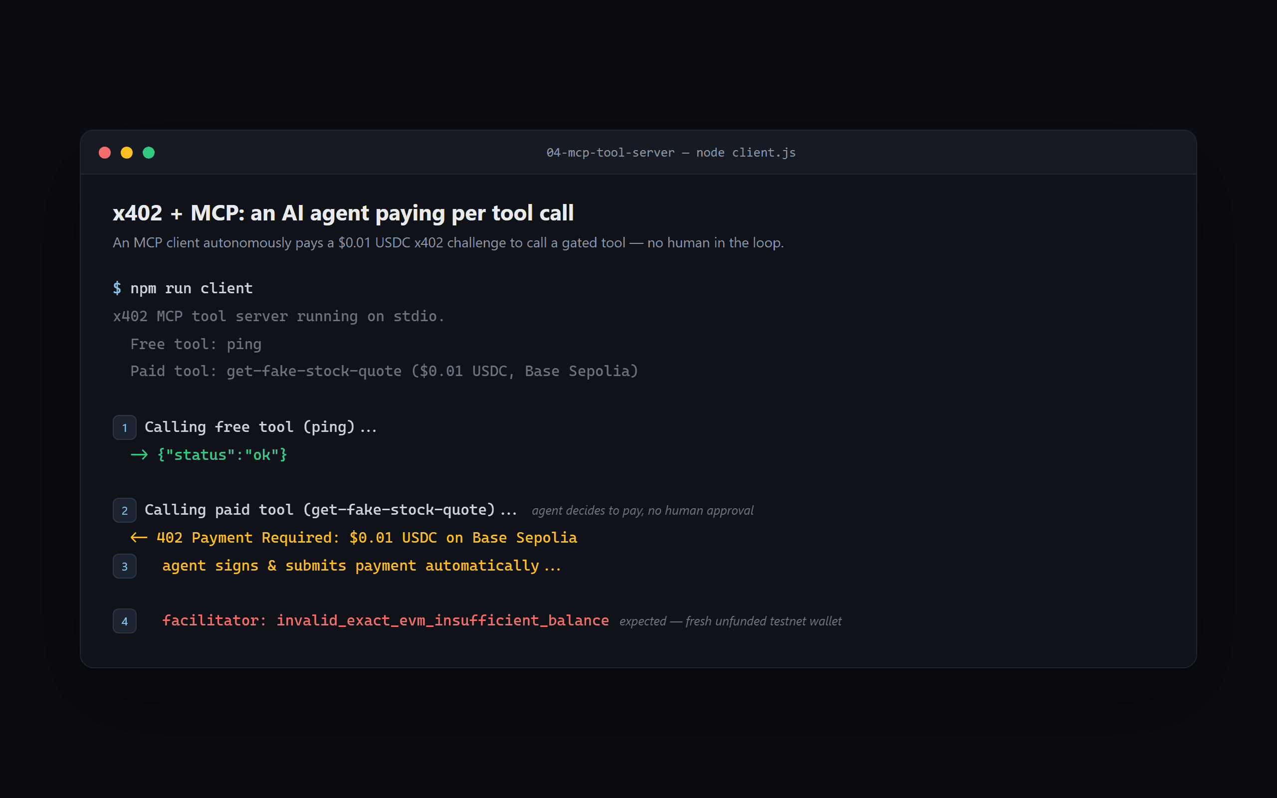 project-x402 product screenshot